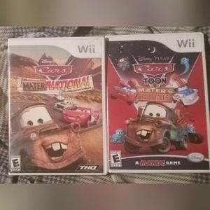 Lot of 2 Nintendo Wii games Disney Pixar Cars